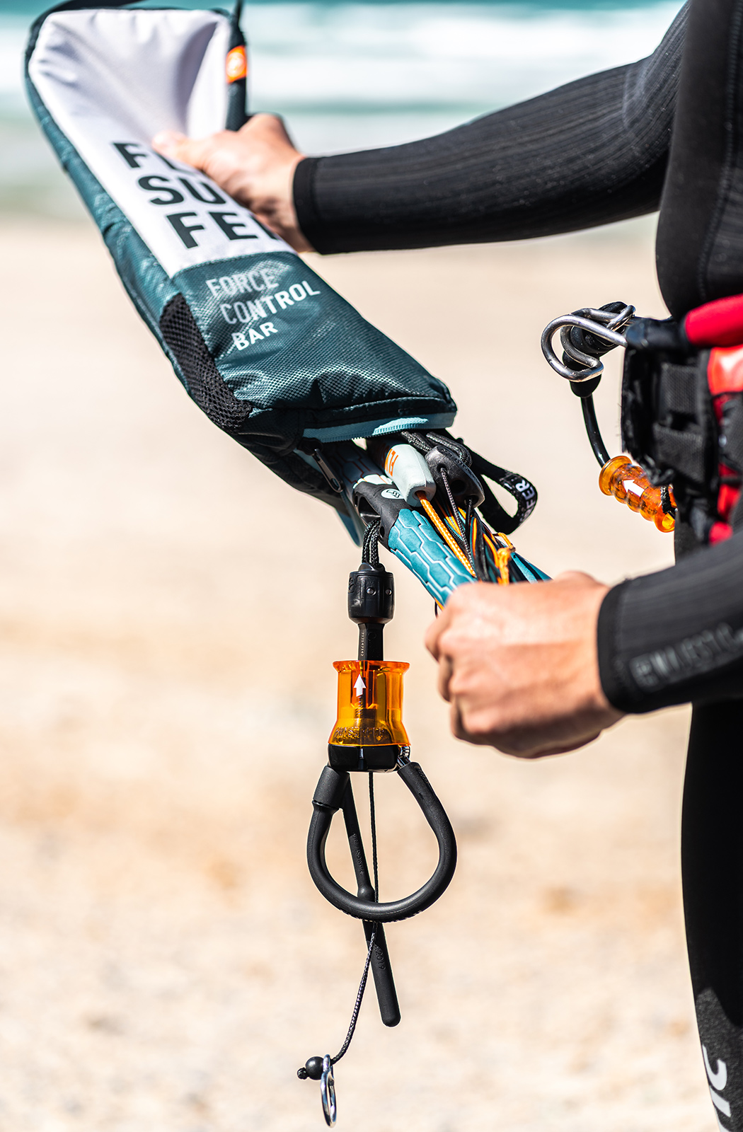 Barra Flysurfer FORCE² en acción